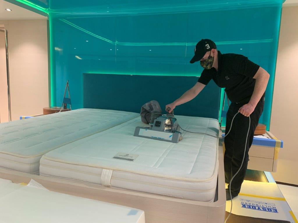 Mattres cleaning yachts