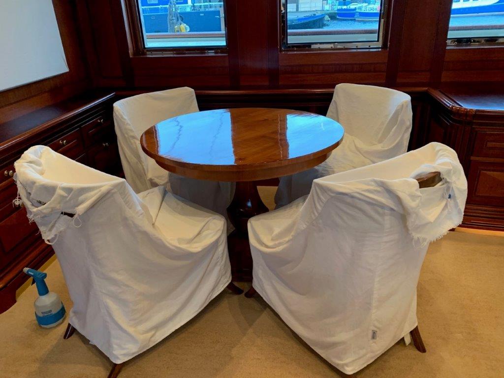 Upholstery cleaning superyachts