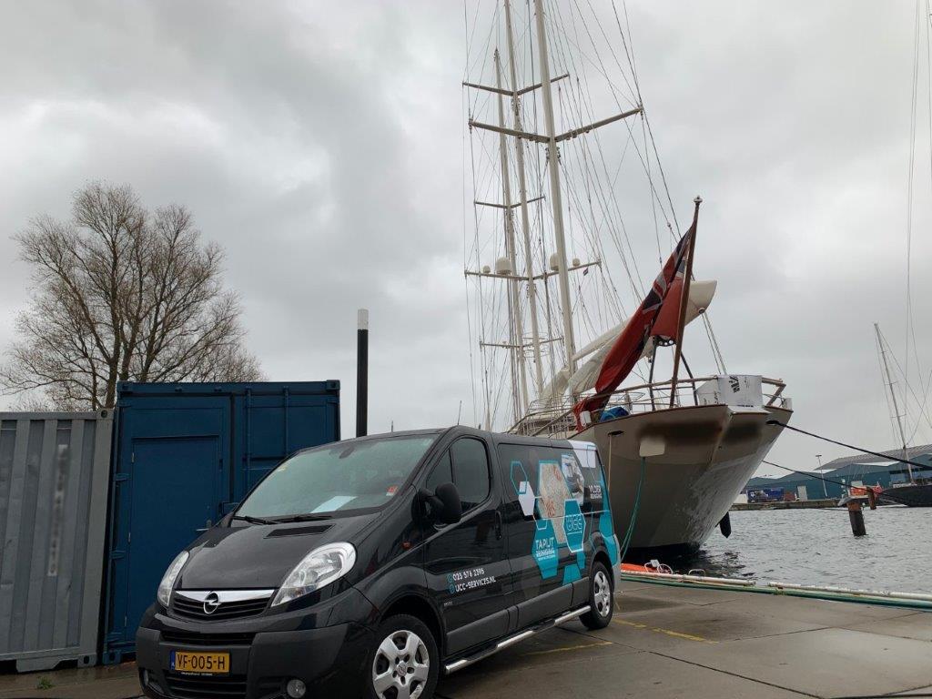 Yacht reiniging op locatie